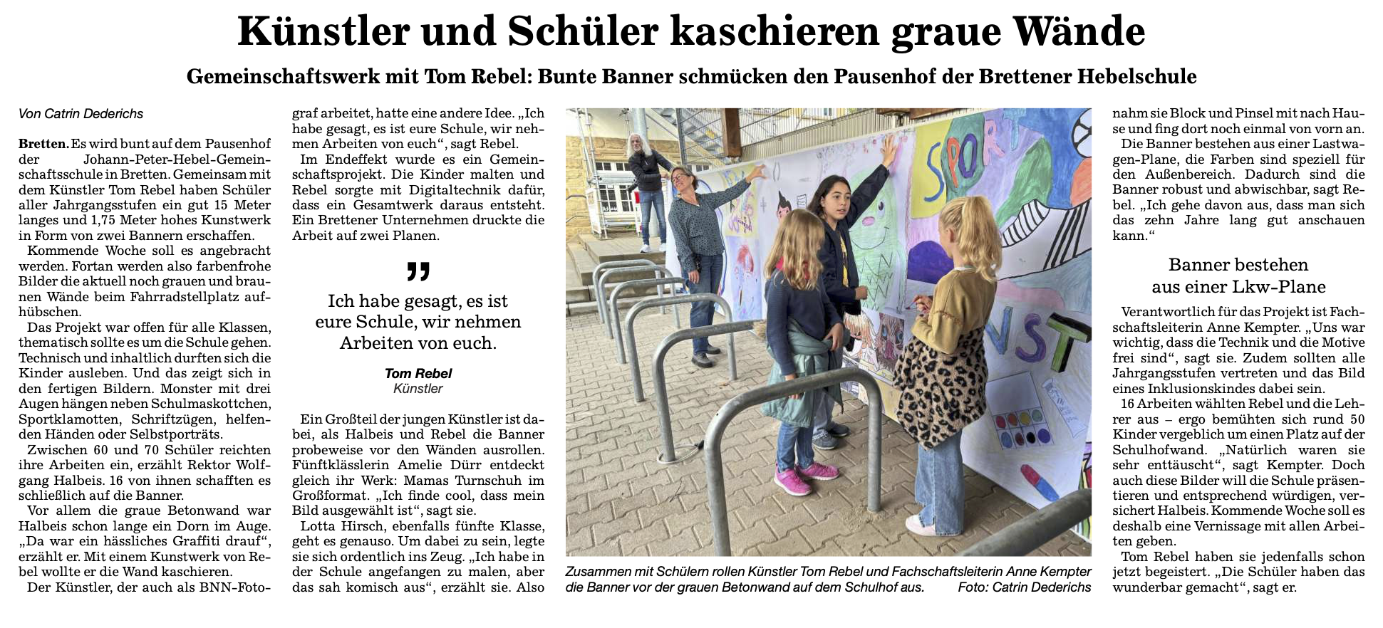 Aktuelles / Presse  Johann-Peter-Hebel Gemeinschaftsschule Bretten